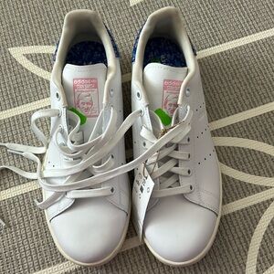 Women’s Adidas Stan Smith x KSENIASCHNAIDER White Floral Sneakers ID6533 Size 9